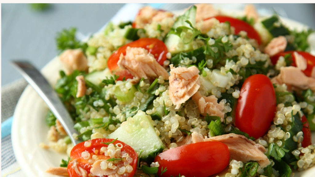 Quinoa and Salmon Salad